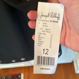 Joseph Ribkoff black dress NWT